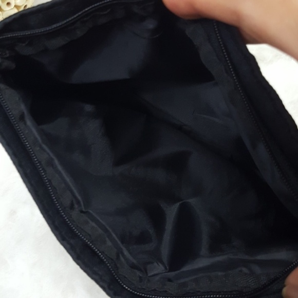 LANVIN COSMETIC NYLON POUCH BLACK - Picture 4 of 5